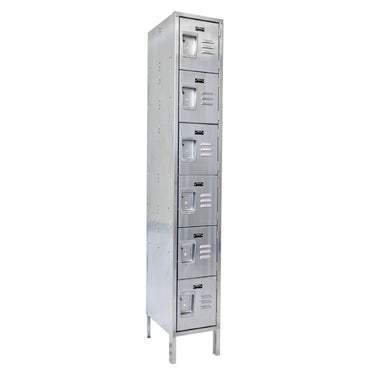 LOCKER-SS 6 TIER 1 WIDE 18 X 12 X 78